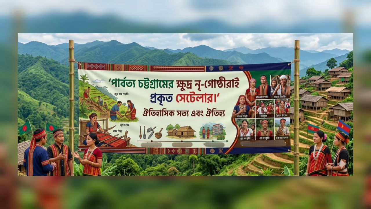 পার্বত্য চট্টগ্রামের নৃ-গোষ্ঠী ও ঐতিহাসিক ‘সেটেলার’ বিতর্ক।