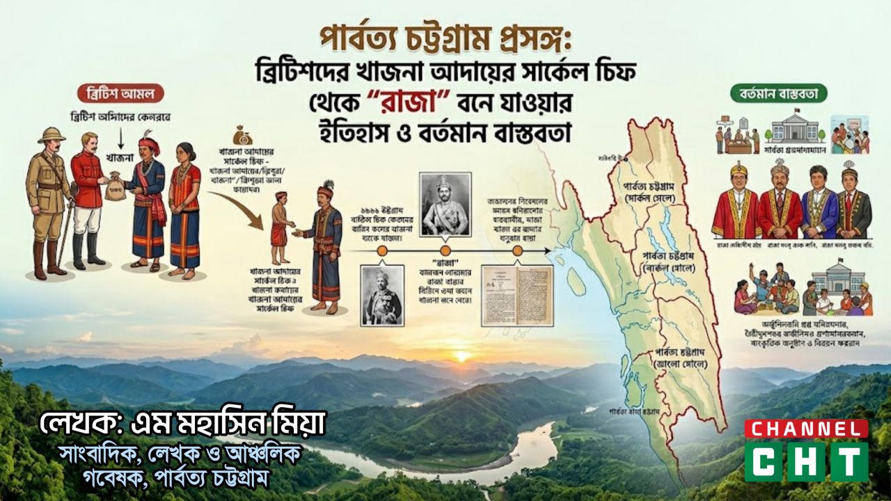 ‎পার্বত্য চট্টগ্রাম প্রসঙ্গ: ব্রিটিশদের খাজনা আদায়ের সার্কেল চিফ থেকে 